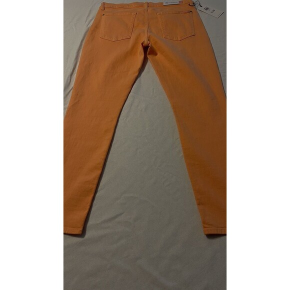 7 For All Mankind The Ankle Gwenevere Skinny Melon Womens Jeans Size 32 NWT $199 - Picture 10 of 12